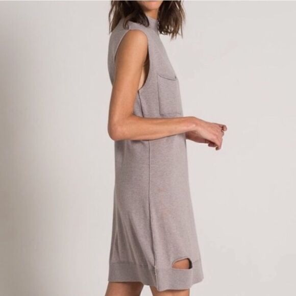 n:PHILANTHROPY Silk Blend Distressed Sweater Dress Size Small - Picture 3 of 15